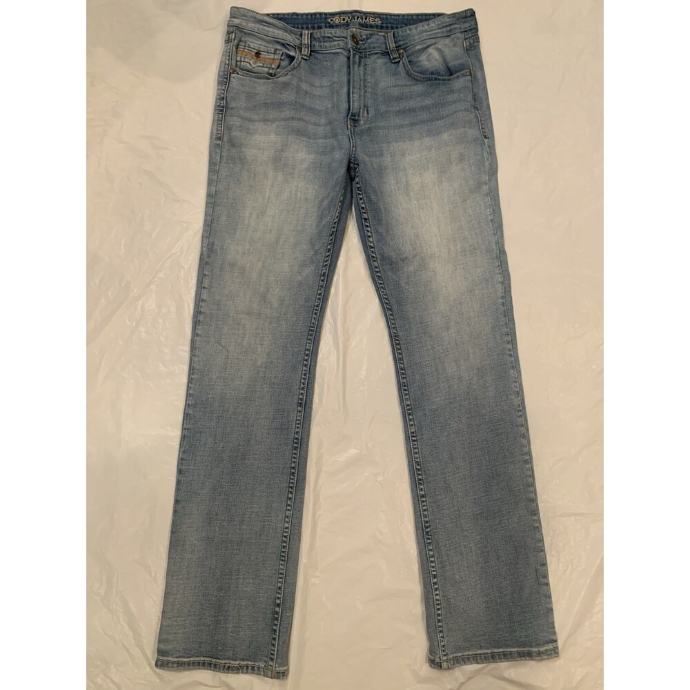 Cody James Jeans Men’s‎ 40x36 Blue Light Wash Straight Leg See Details